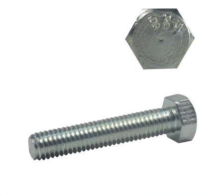 SET SCREW HEX HD G2 ZINC BSW 3/16 X 3/8
